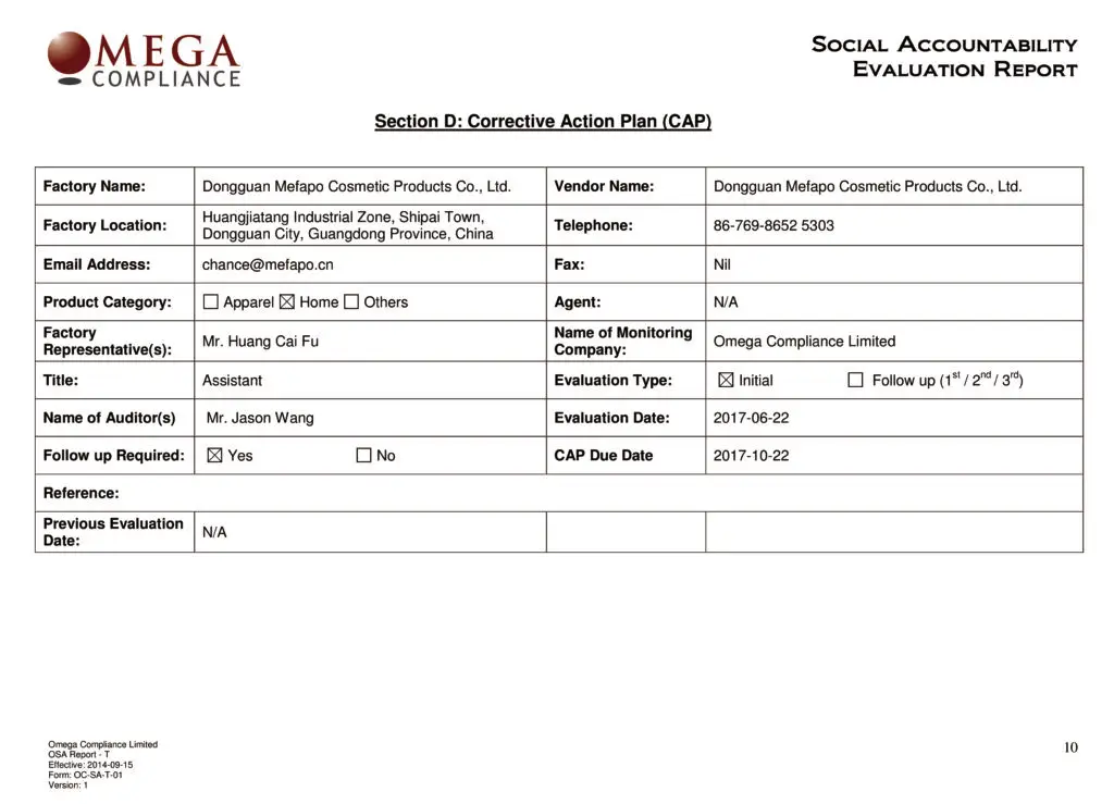 OMEGA Audit