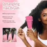Hair Plastic Detangling Brush3