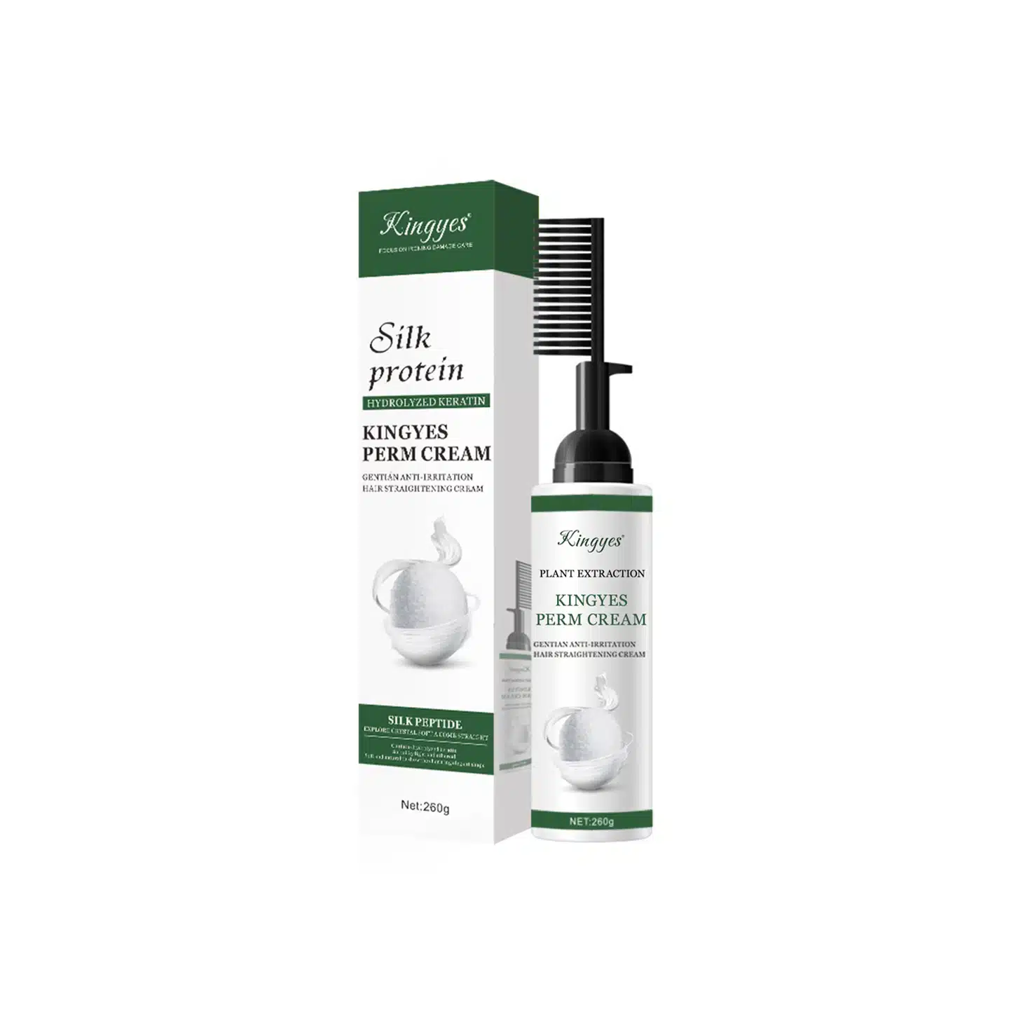 A comb of straightening hair cream (3)