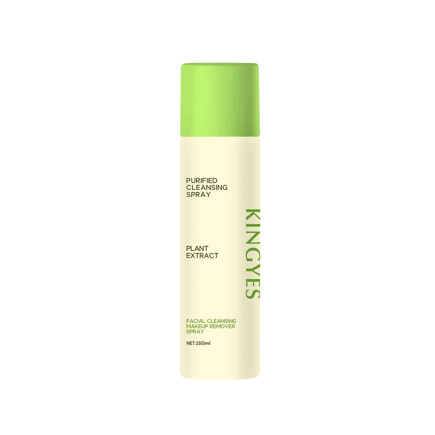 Facial cleansing makeup remover spray