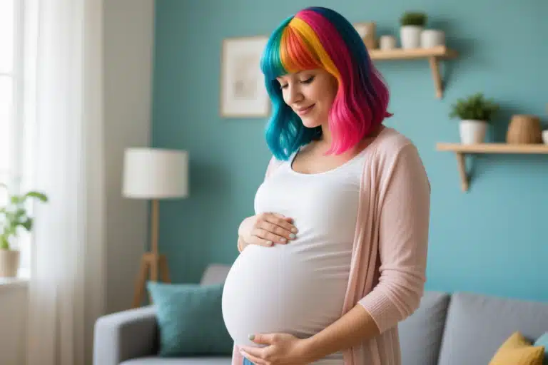can you color your hair when your pregnant